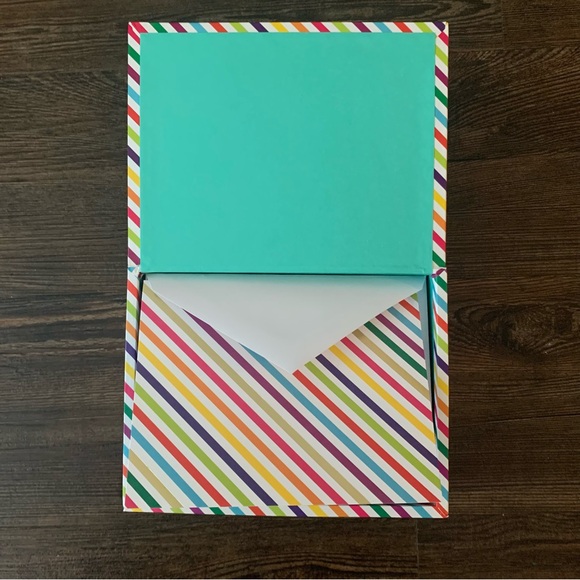 Kate Spade Striped Rainbow Note Card Set - Picture 2 of 4